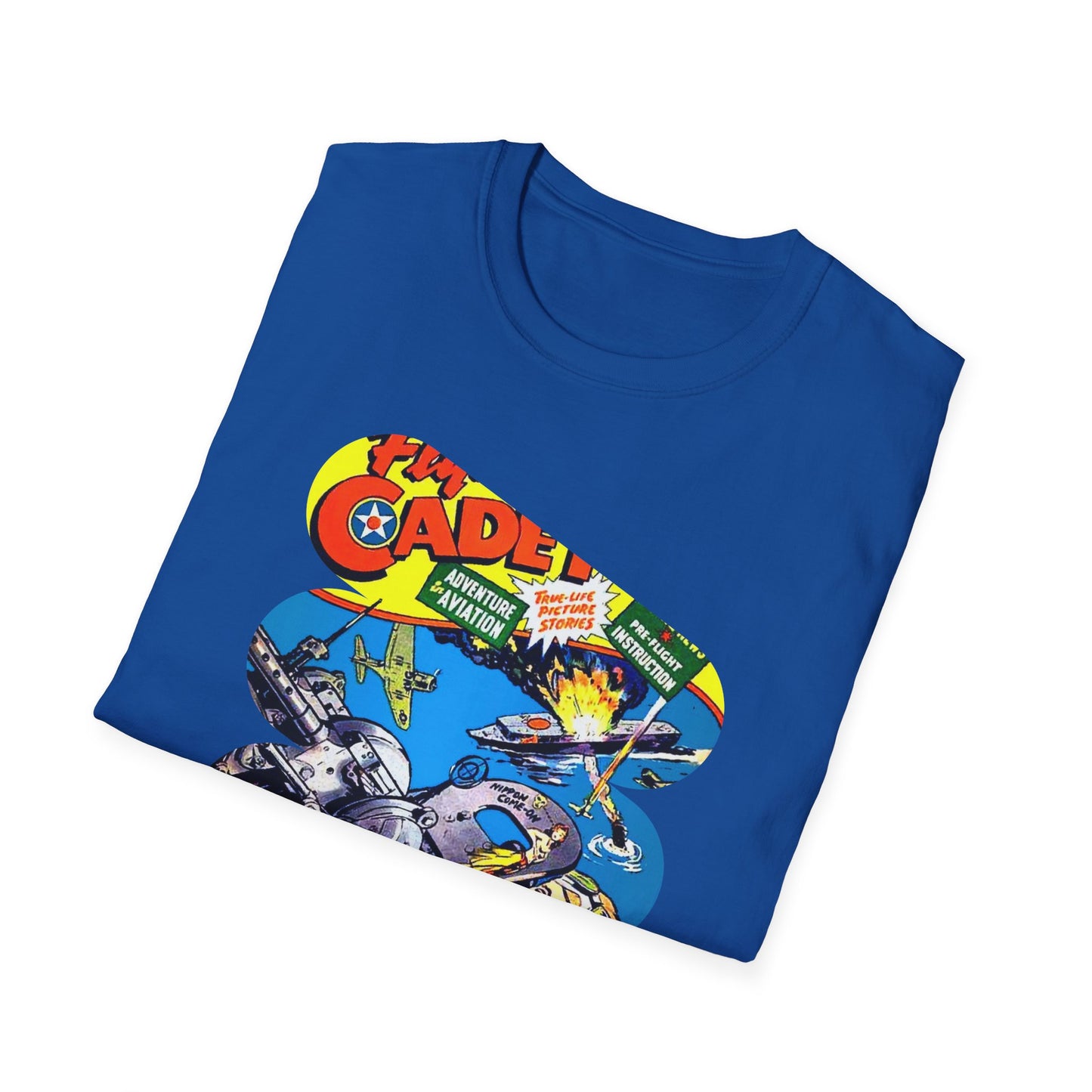 Vintage Comic Book Cover Unisex Softstyle Tee