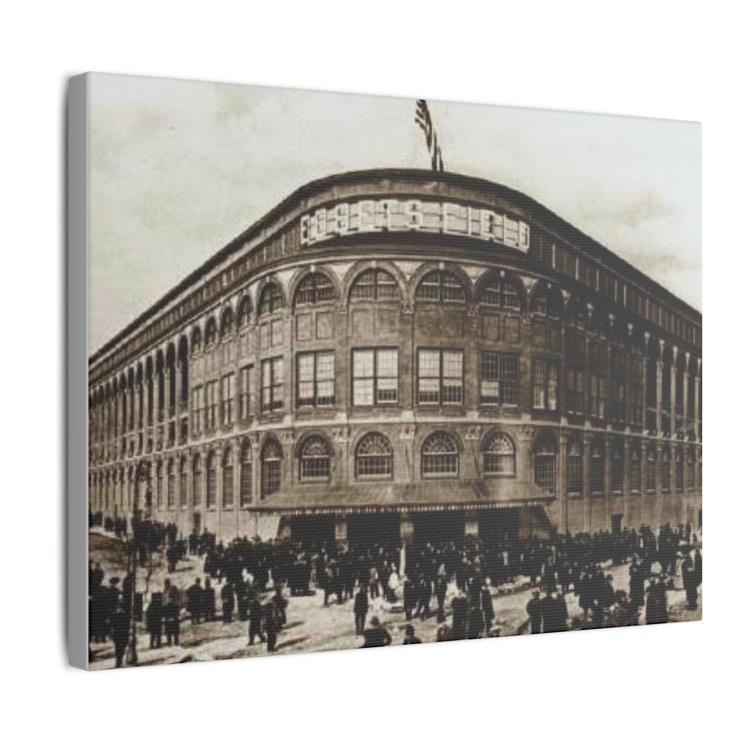 Nostalgic Ebbets Field Canvas Art Print