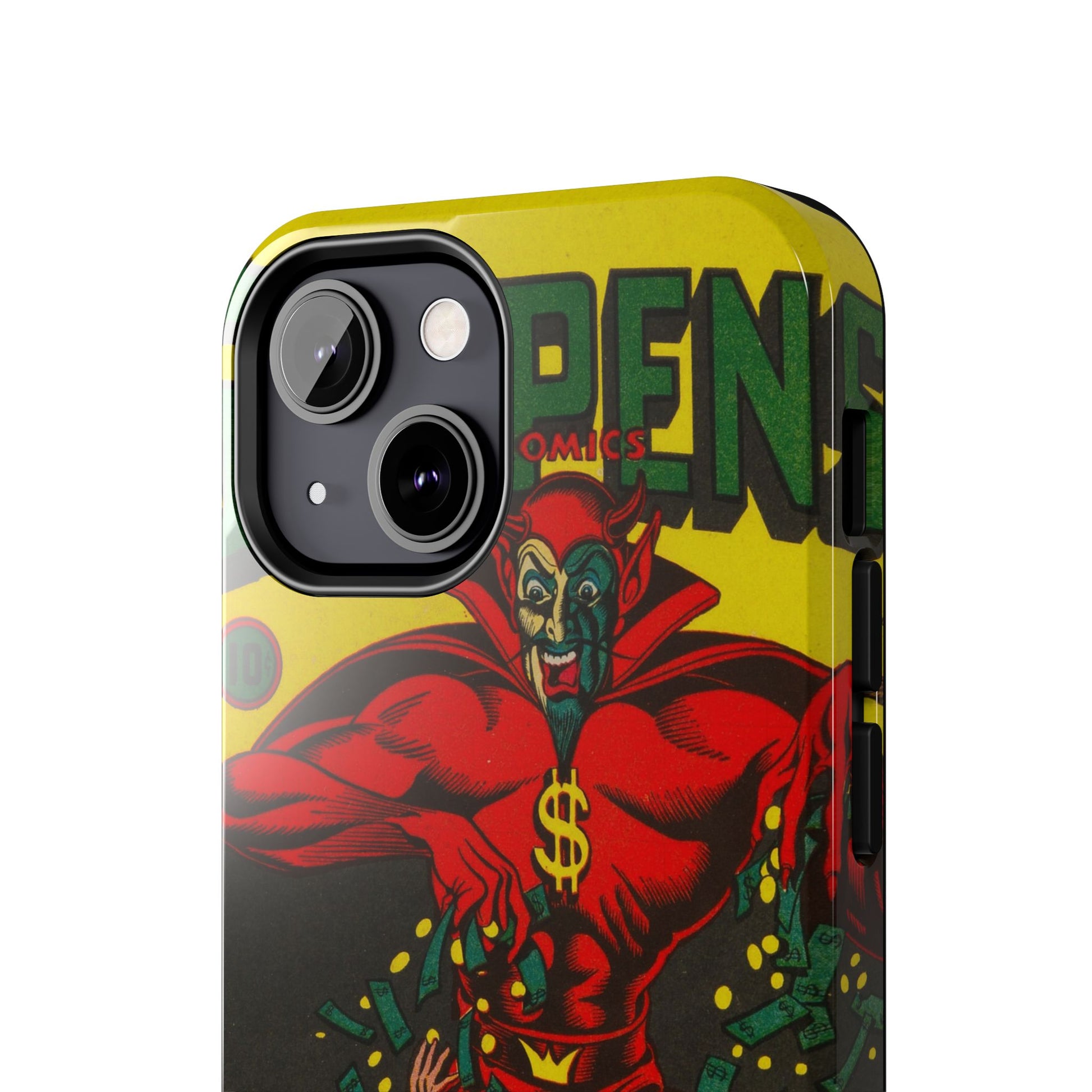 Retro Suspense Comics Phone Case for Tough Protection - Old School Male 