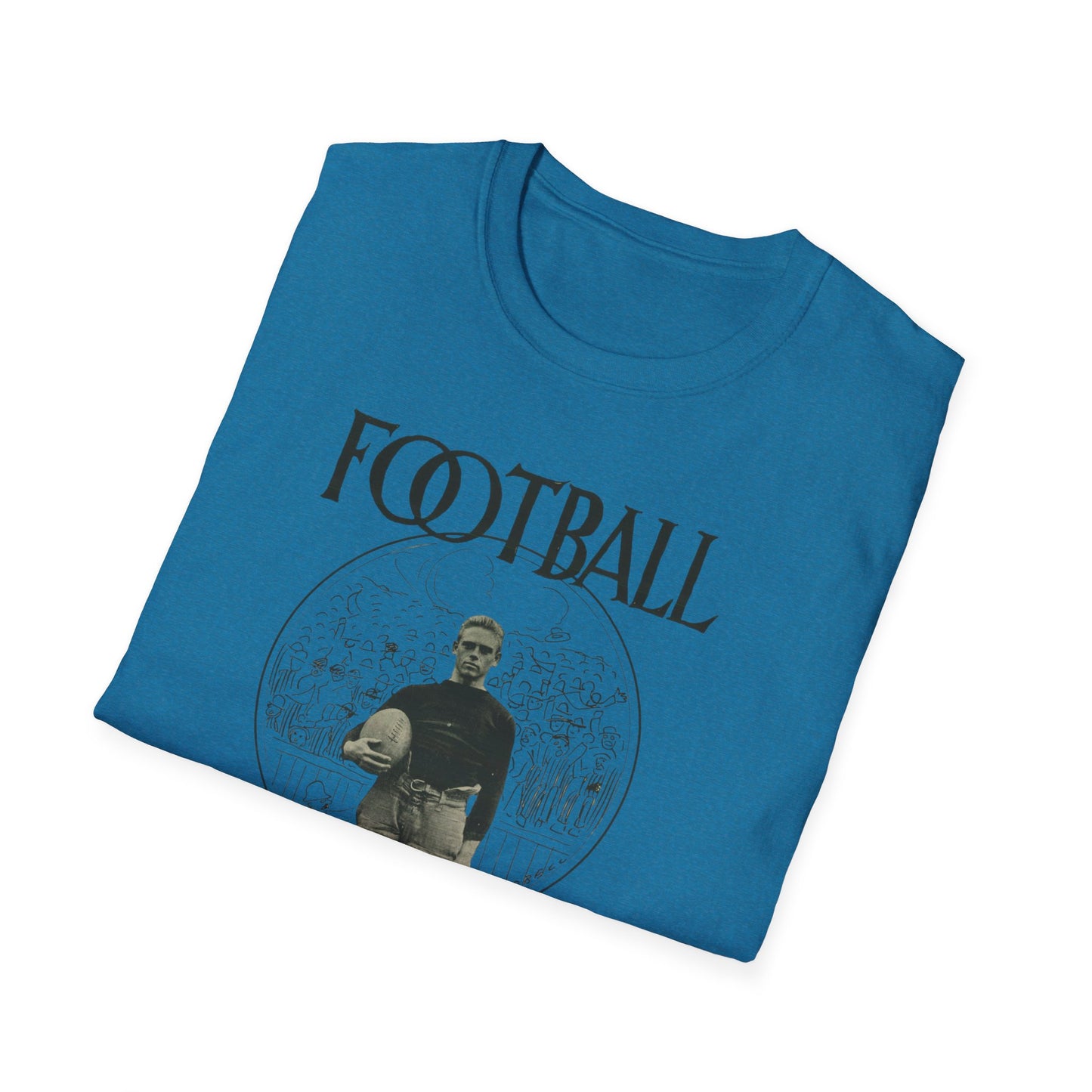 Score Big With Our Vintage Football Tee - Unisex Comfort For Game Day and Retro Vibes!