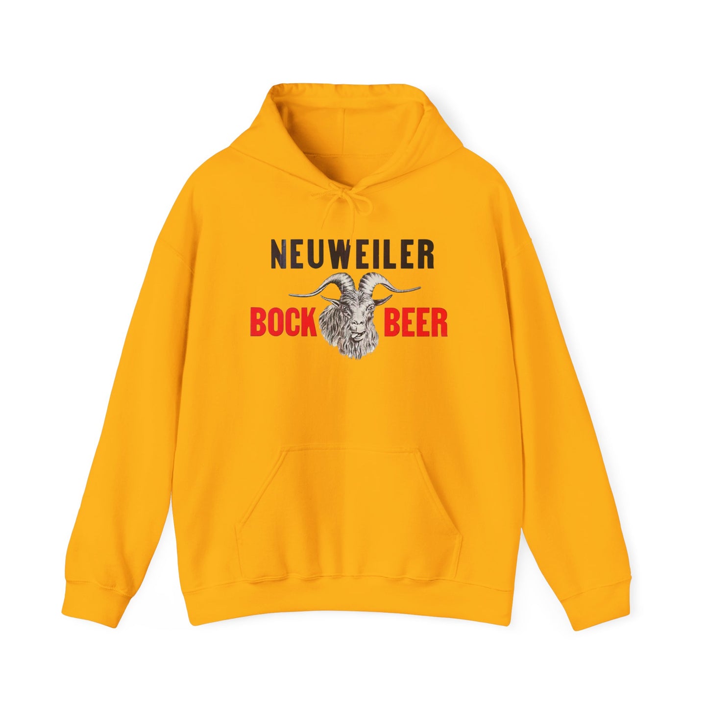 Neuweiler Bock Beer Hoodie - Cozy Unisex Sweatshirt with Kangaroo Pocket & Custom Prints