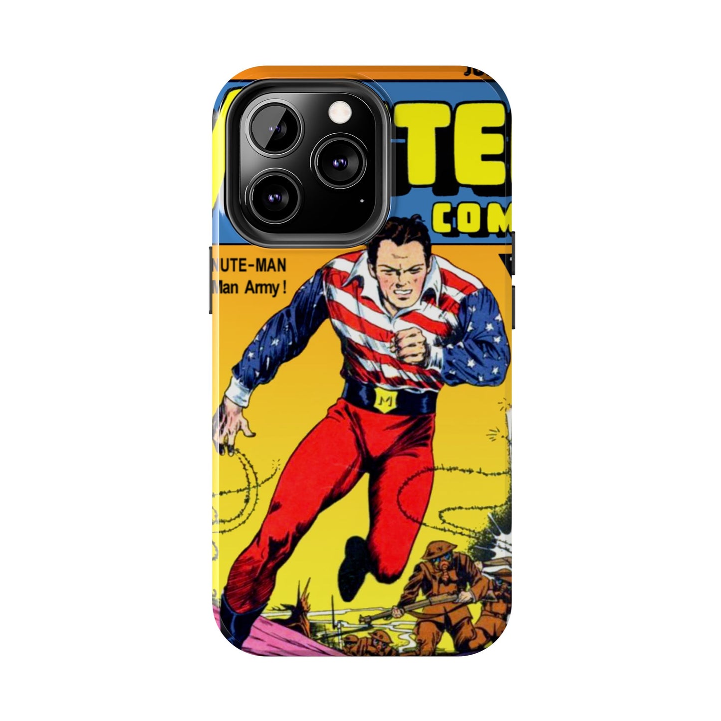 Vintage Comic Artwork Tough Phone Cases - Old School Male 