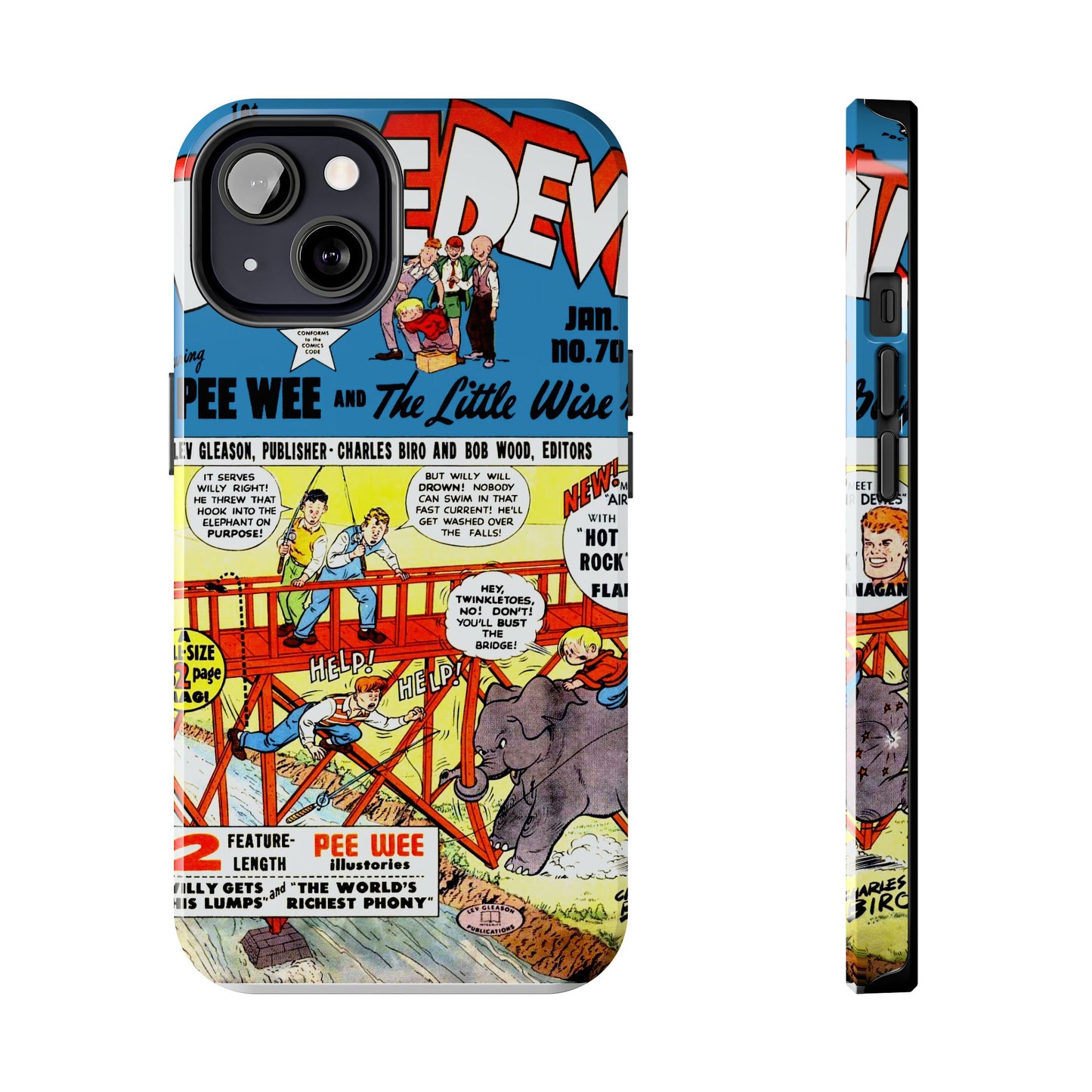 Vintage Comic Book Inspired Phone Case - Old School Male 