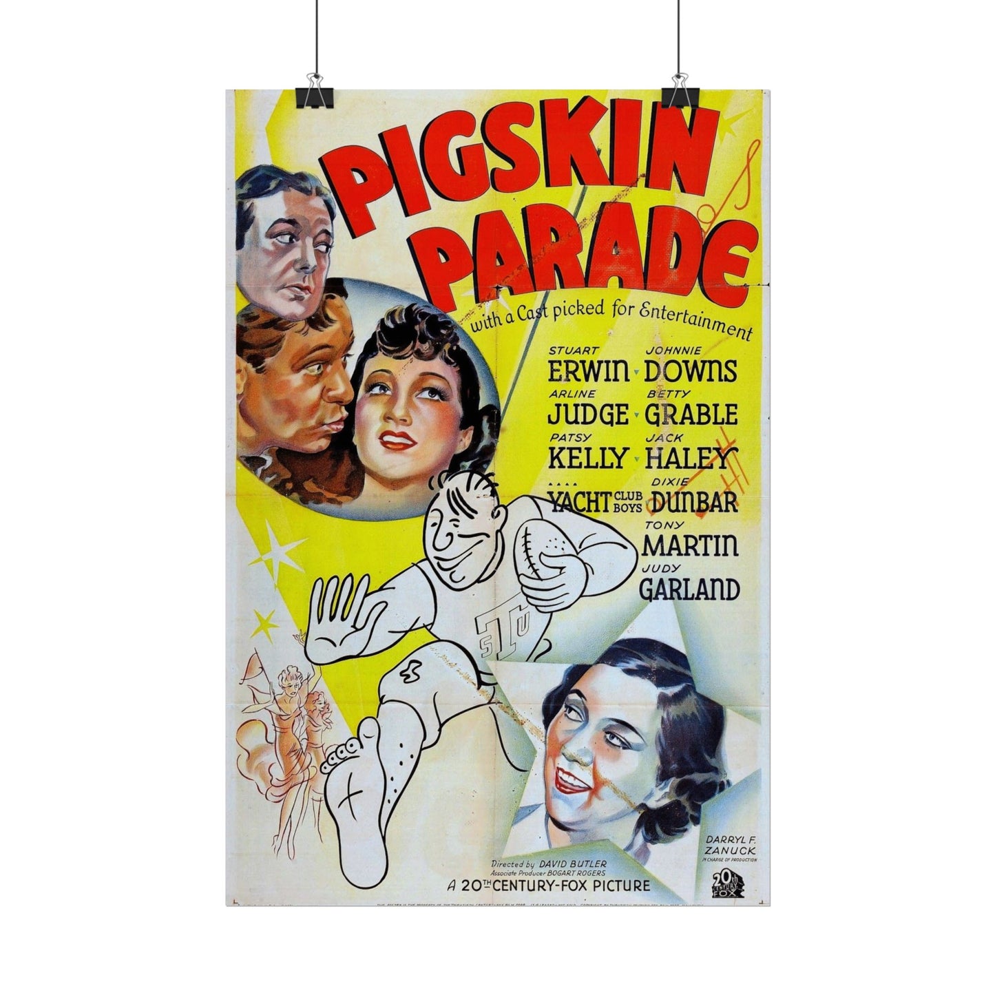 Pigskin Parade Film Poster Rolled Posters