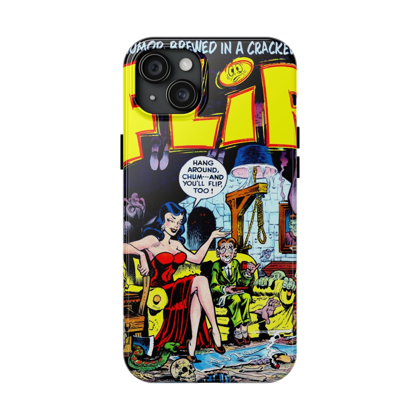 Vintage Comic Book Style Heavy-Duty Phone Cases - Old School Male 