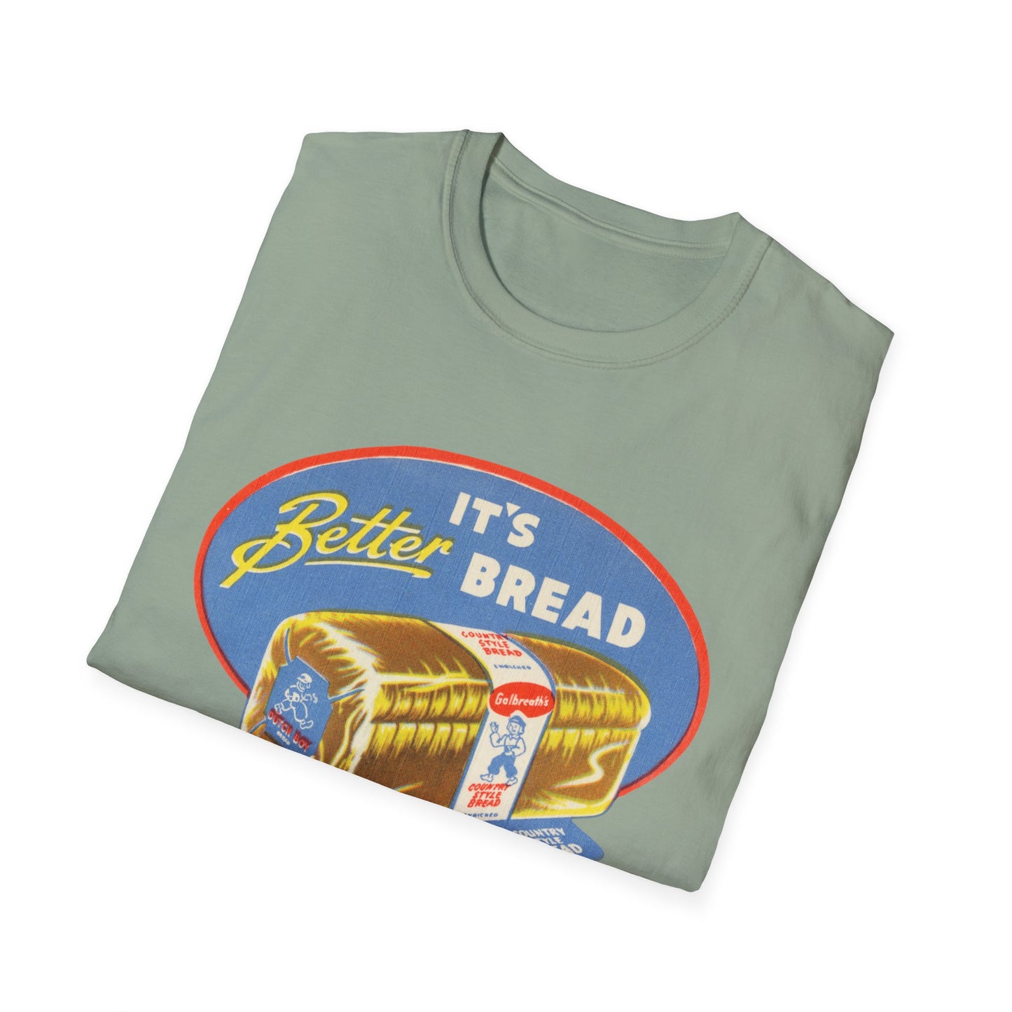 Unisex Galbreath Bread Logo T-Shirt: Classic 100% Cotton Comfort For Everyday Attire