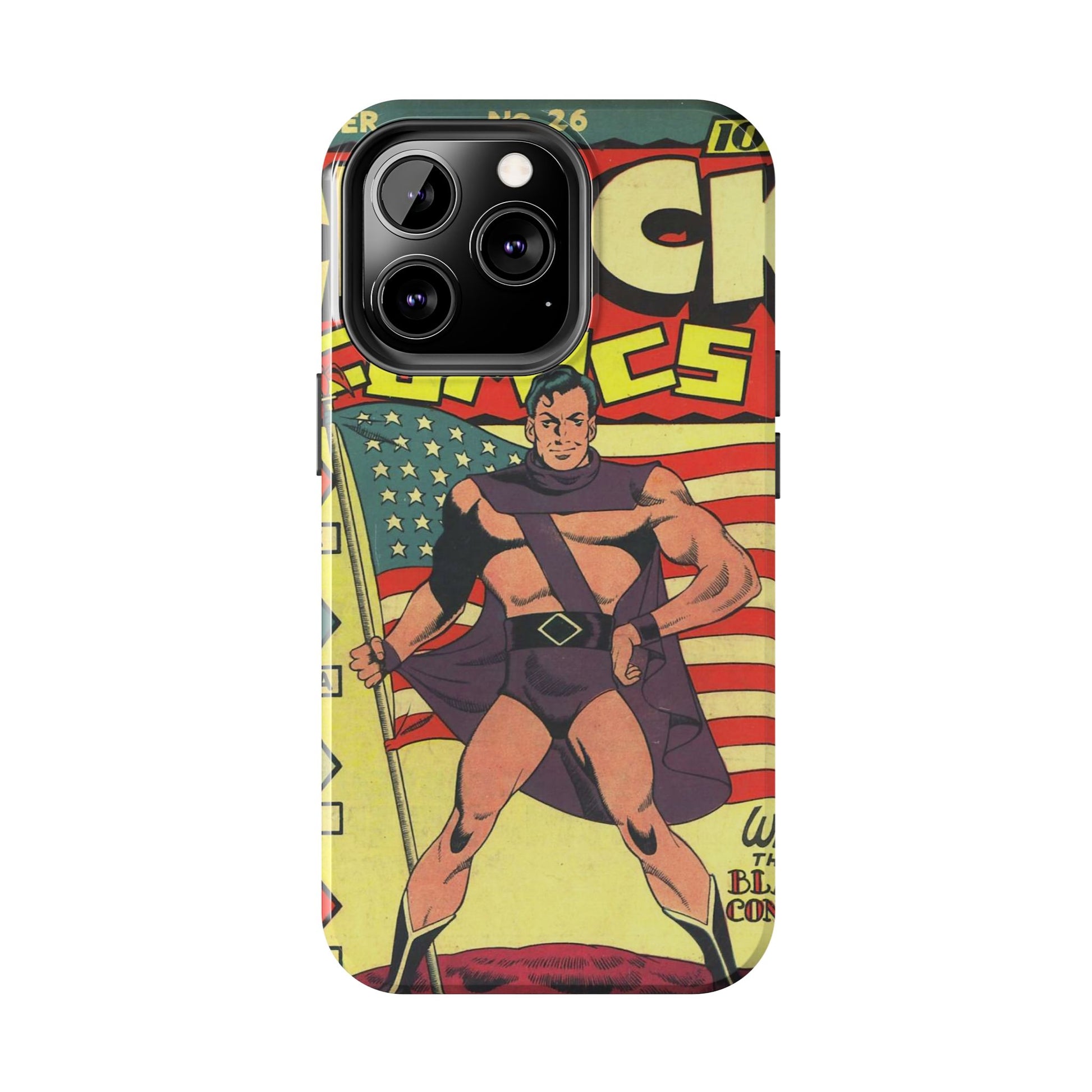 Vintage Comic Book Style Phone Case - Old School Male 