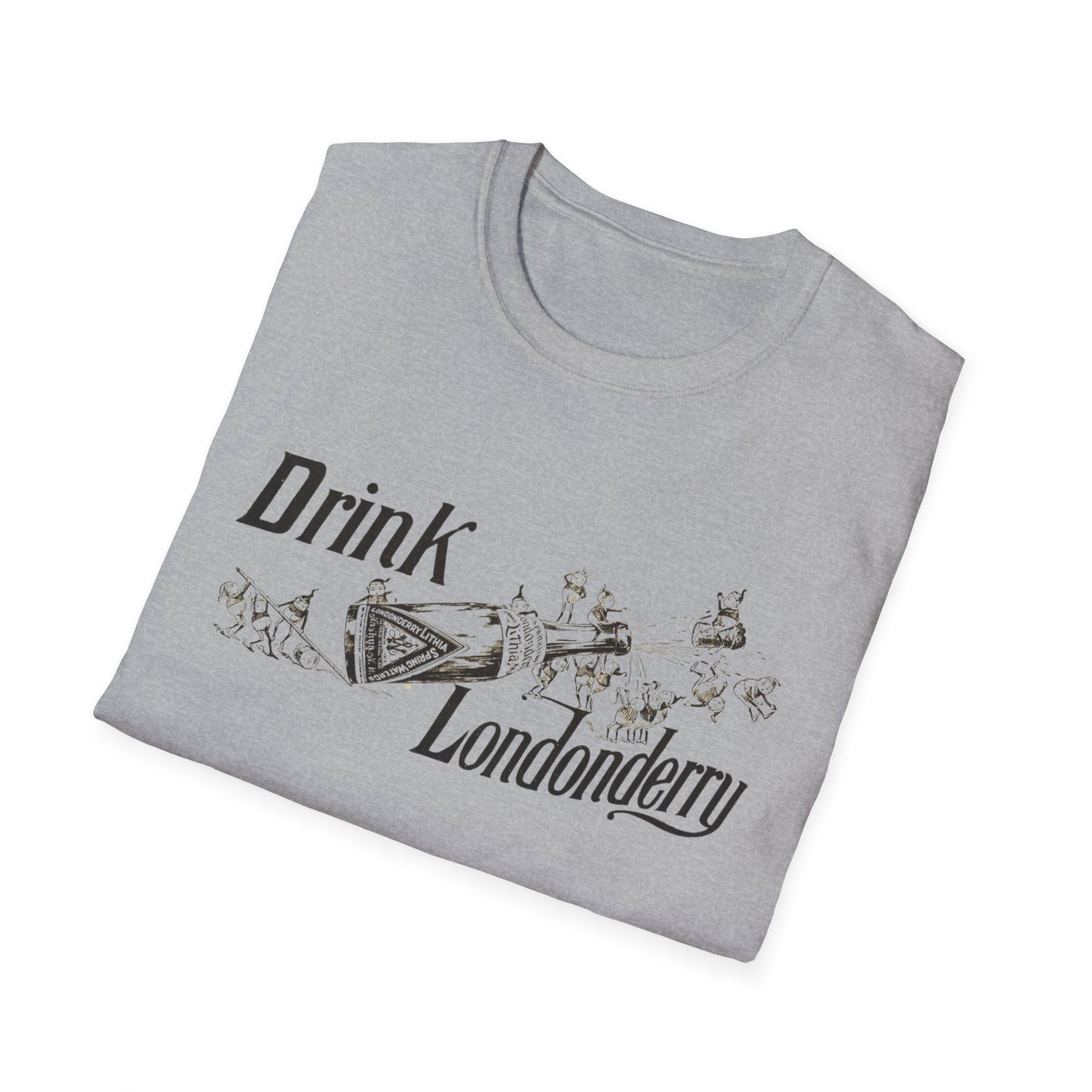 Vintage Londonberry Drink T-Shirt - Retro Unisex Tee in Soft, Ethically-Sourced Cotton