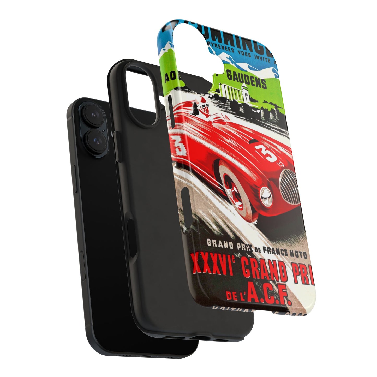 Vintage Racing Tough Phone Cases