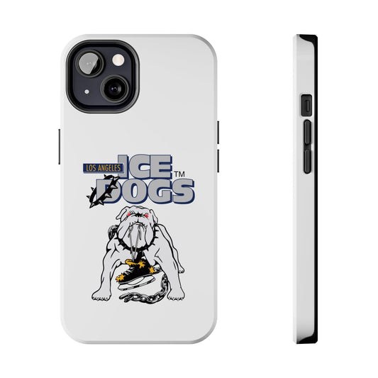 Vintage Los Angeles Ice Dogs Hockey Team Logo Durable Phone Cases - Old School Male 