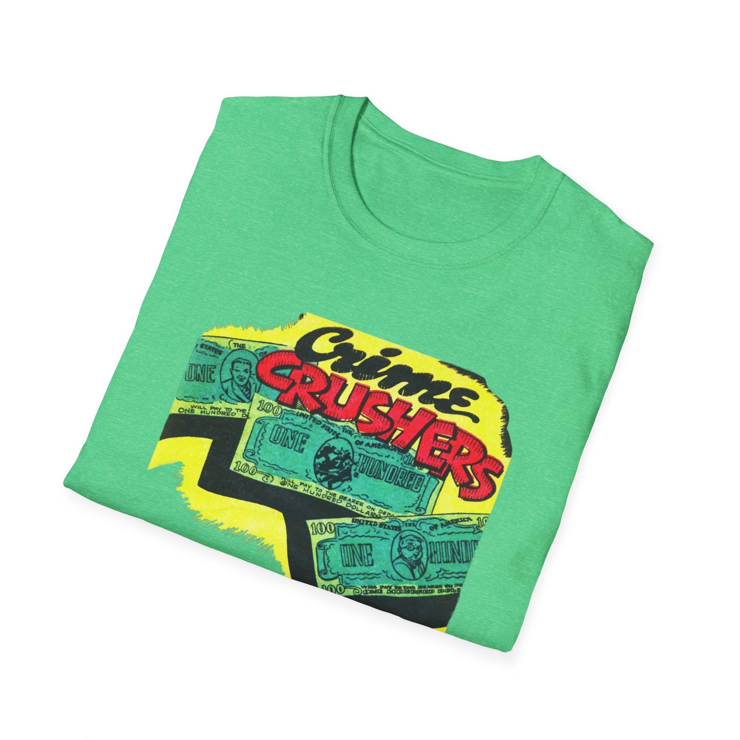 Retro Crime Crushers True Crime T-Shirt - Vintage Style Tee for Mystery Lovers