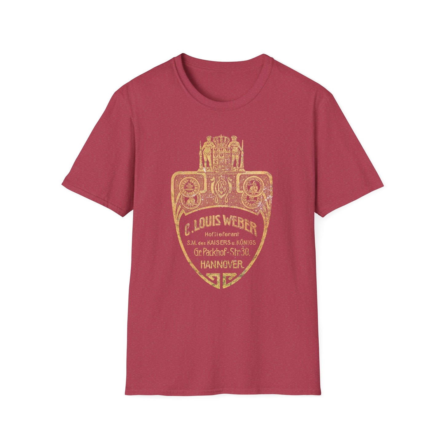 Vintage German Logo T-Shirt: 100% Cotton, Retro Fun For Heritage Lovers & Casual Adventures!