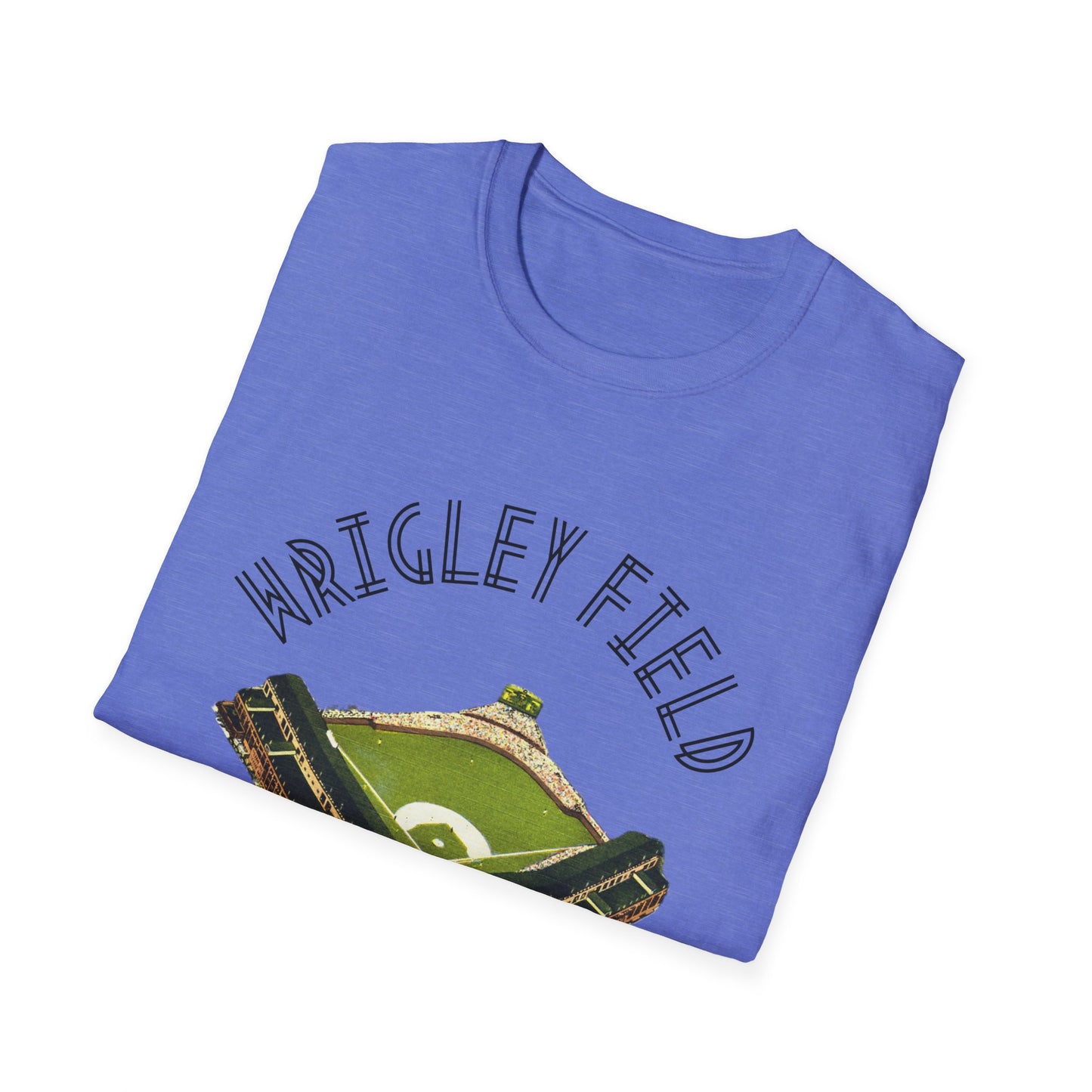 Retro Wrigley Field Unisex Soft Cotton Tee