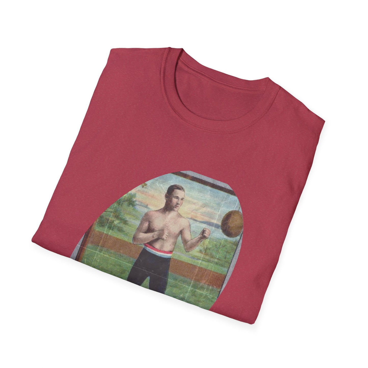 Retro Boxer Fighter Unisex Cotton T-Shirt