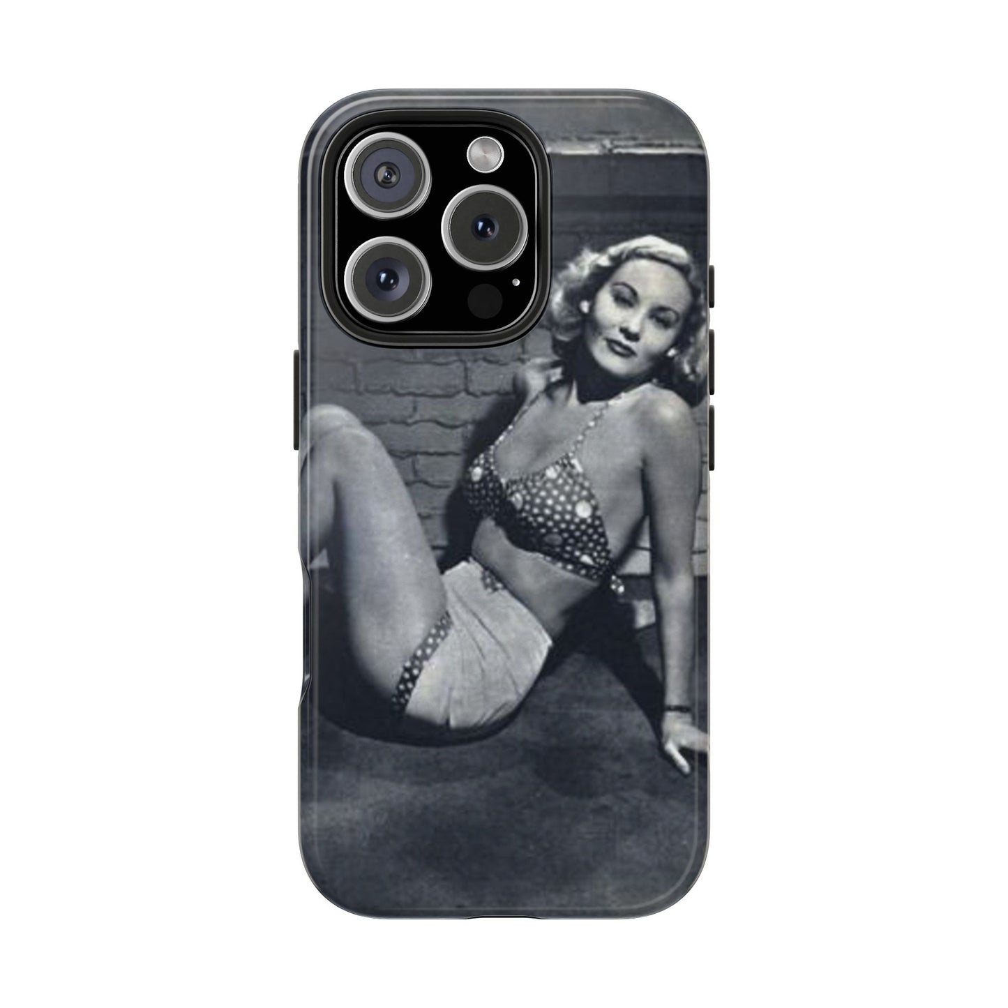 Retro Pinup Girl Tough Smartphone Cases - Old School Male 