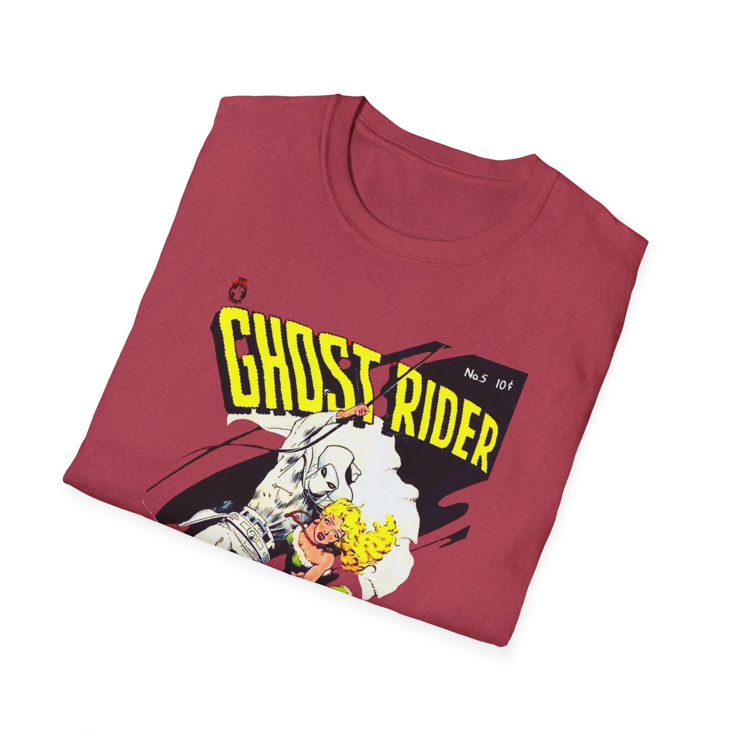 Vintage Retro Ghost Rider Comic Book T-Shirt - Classic Fit, Ethically Sourced Cotton