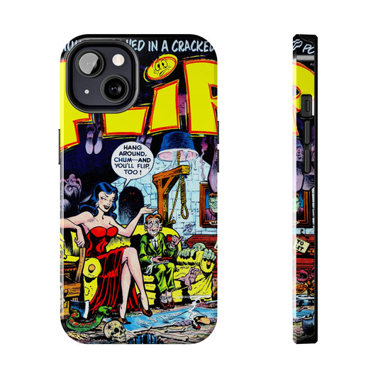 Vintage Comic Book Style Heavy-Duty Phone Cases - Old School Male 