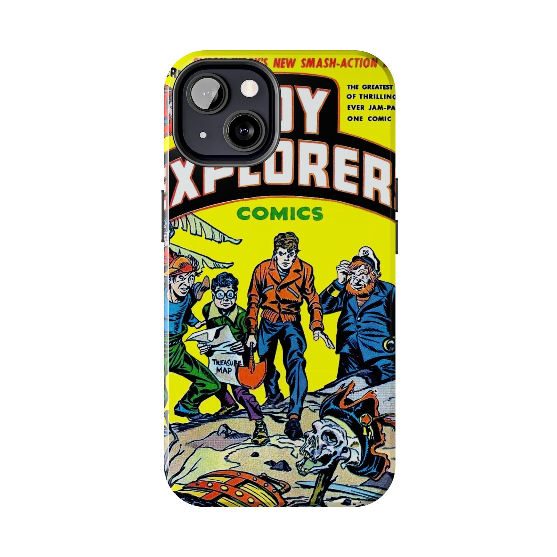 Vintage Comic Book Cover Rugged Phone Cases - Old School Male 