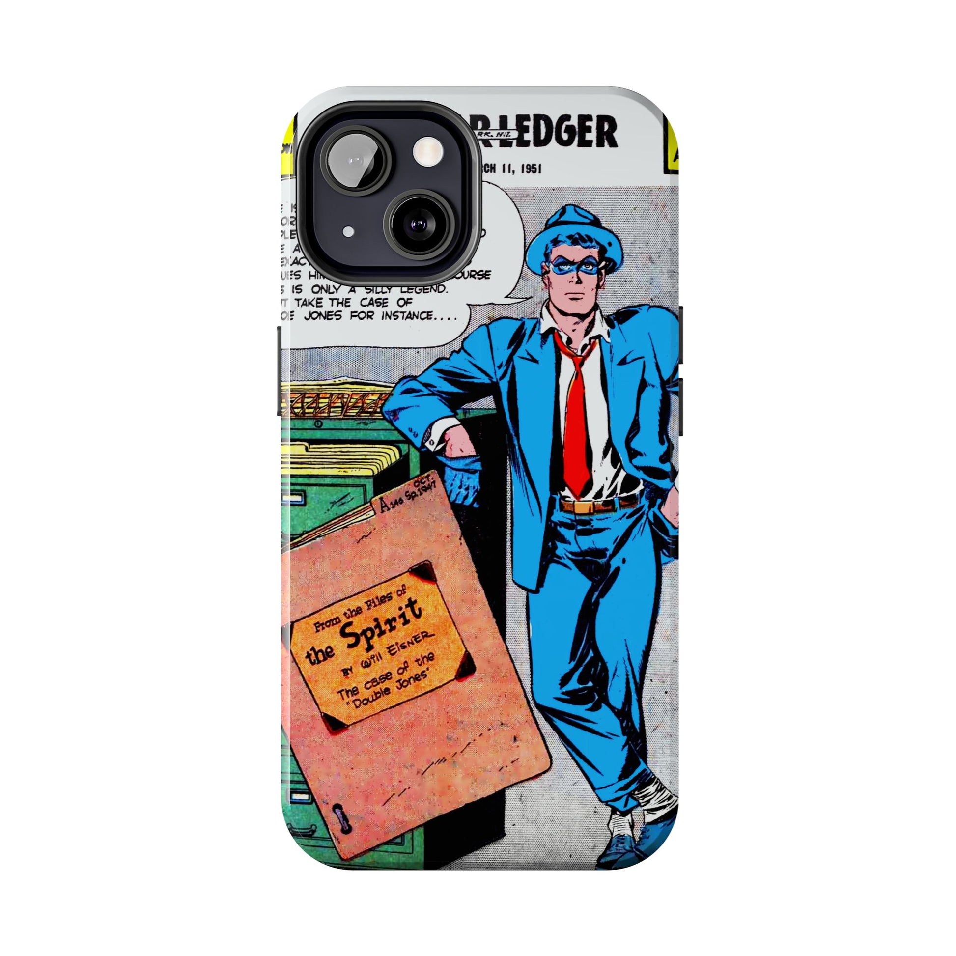 Vintage Spirit Comic Cover Durable Phone Cases - Old School Male 