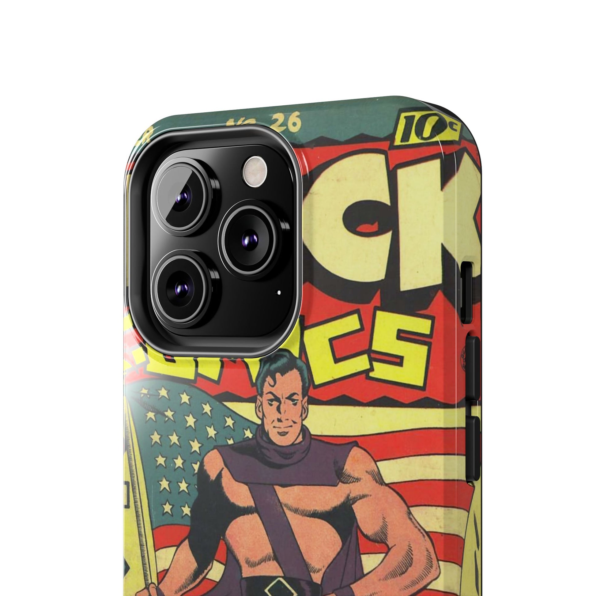 Vintage Comic Book Style Phone Case - Old School Male 