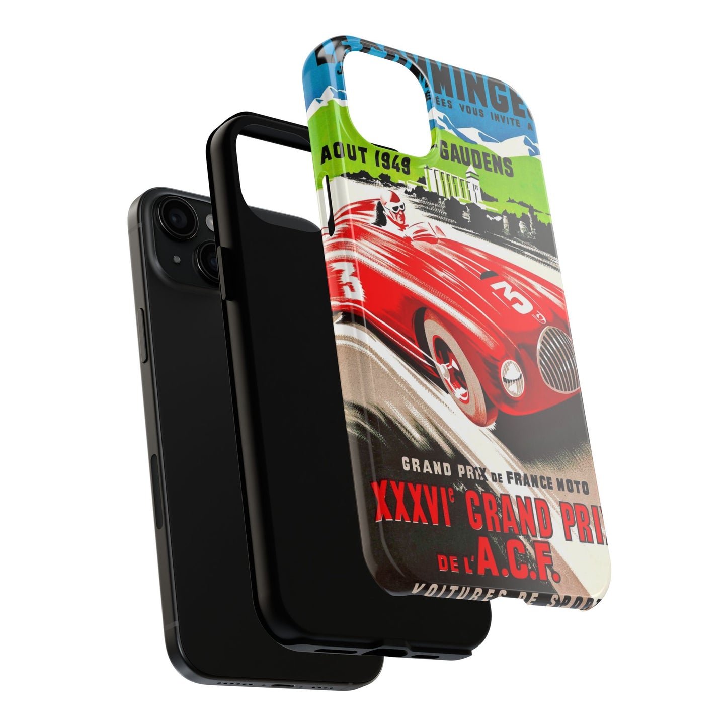 Vintage Racing Tough Phone Cases