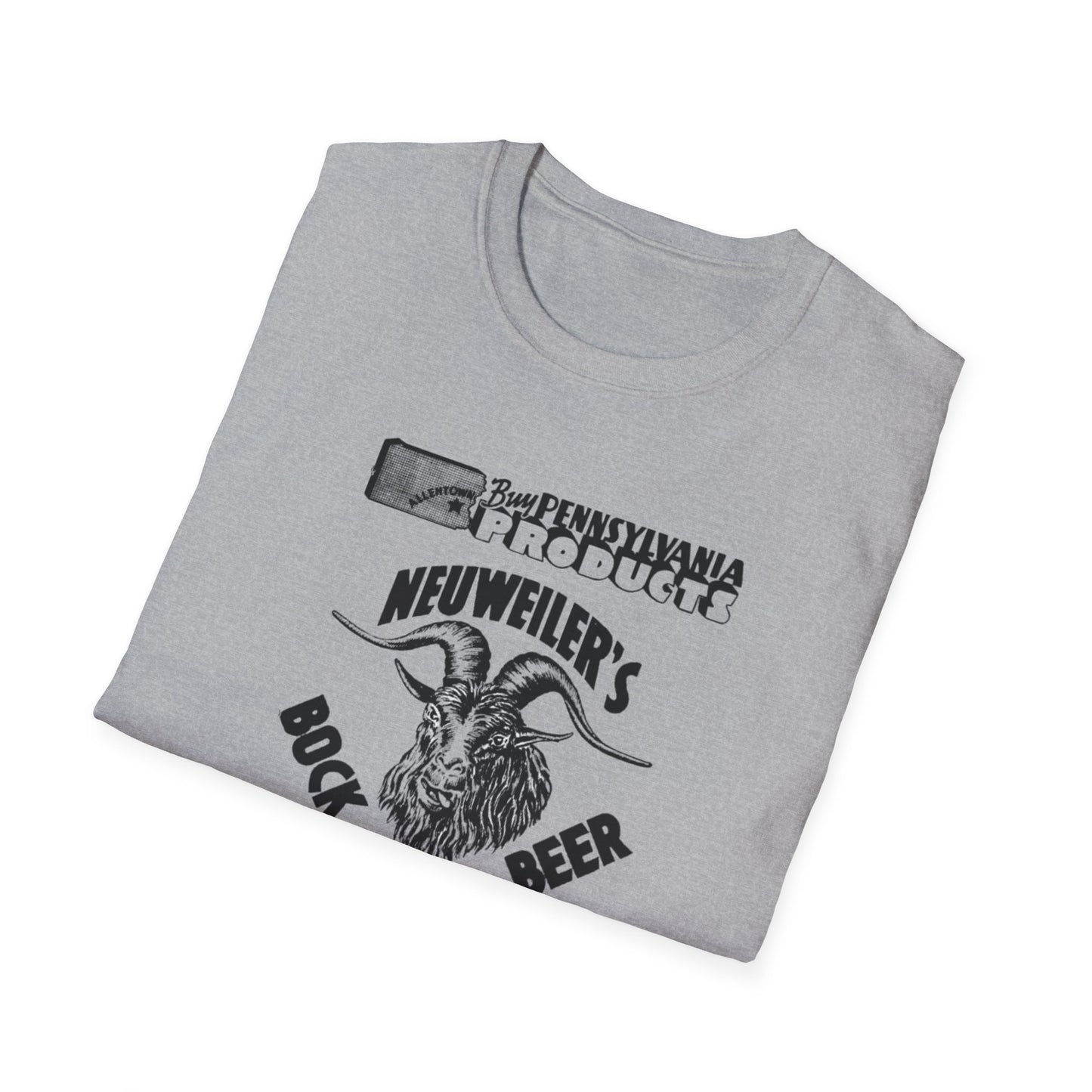 Sip Happens: Neuweilers Bock Beer Unisex Softstyle T-Shirt - Pure Comfort & Classy Fun!