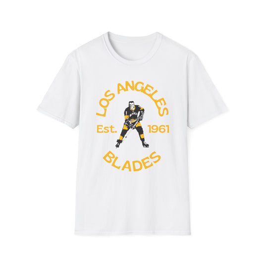 Los Angeles Blades Unisex Softstyle T-Shirt - Old School Male 