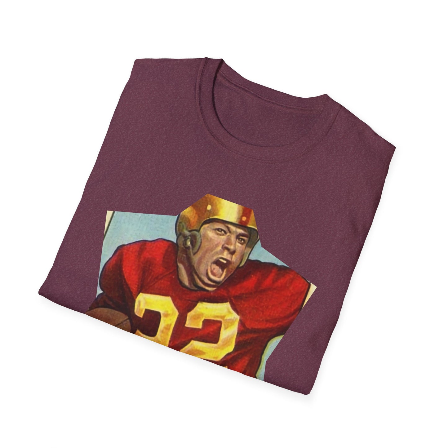 Retro Charlie Justice Football Legend Unisex Softstyle Tee