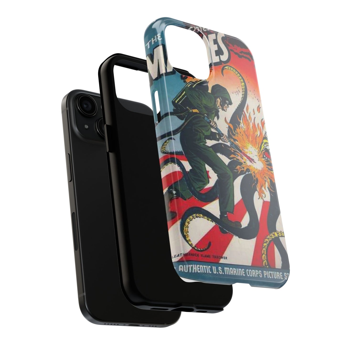 Vintage Marine-Themed Tough Phone Cases for Ultimate Protection