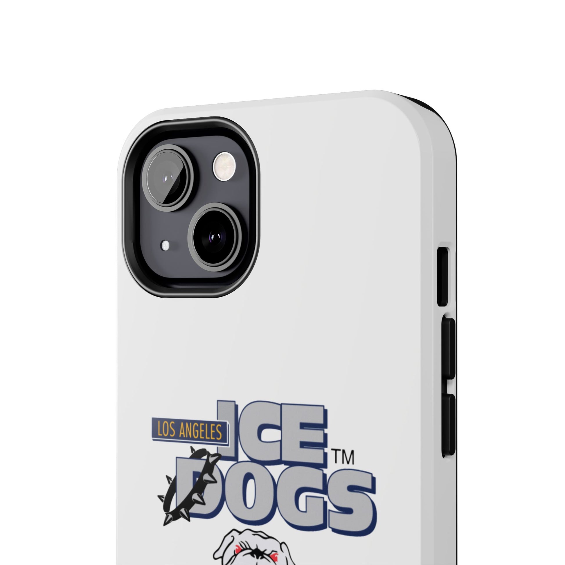 Vintage Los Angeles Ice Dogs Hockey Team Logo Durable Phone Cases - Old School Male 