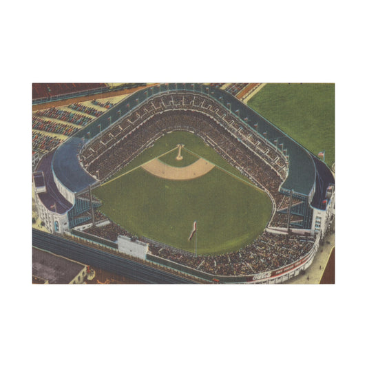 Vintage Yankee Stadium Canvas Artwork