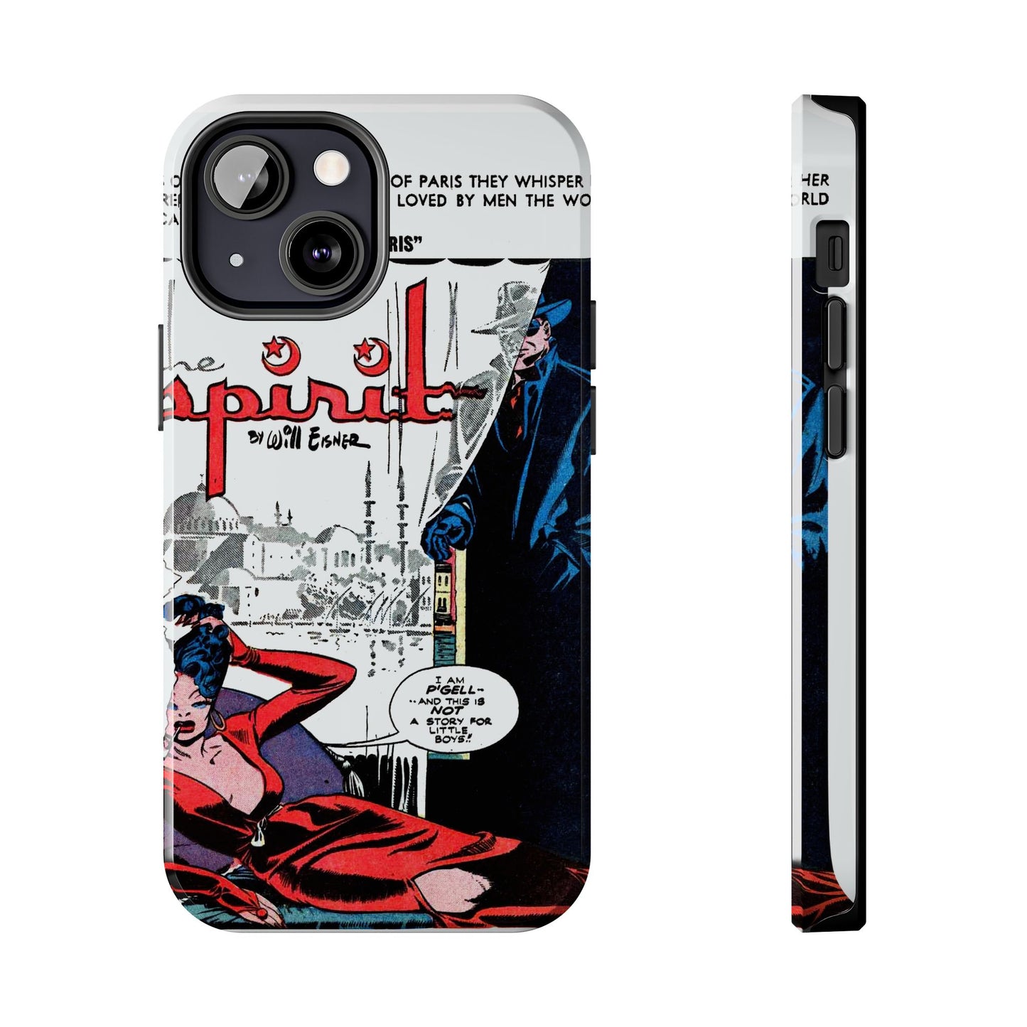 Vintage Spirit Comic Tough Phone Cases for Ultimate Protection - Old School Male 