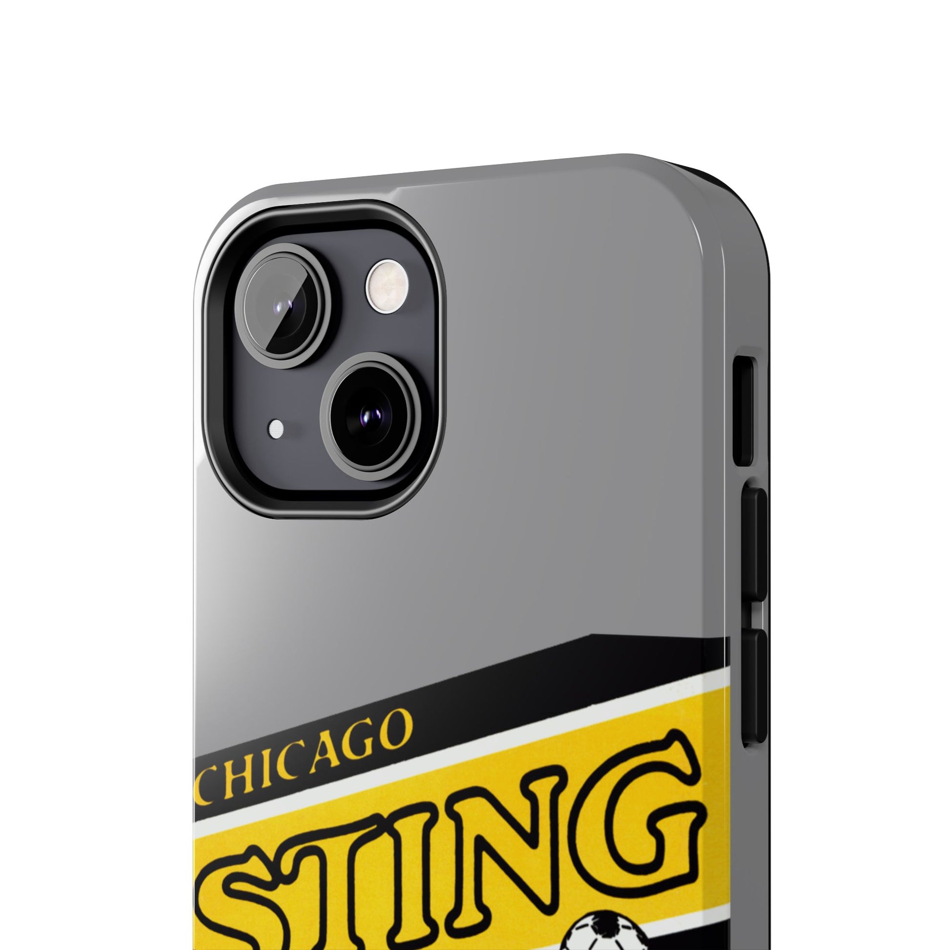 Vintage Chicago Sting Soccer Team Logo Durable Phone Cases - Old School Male 