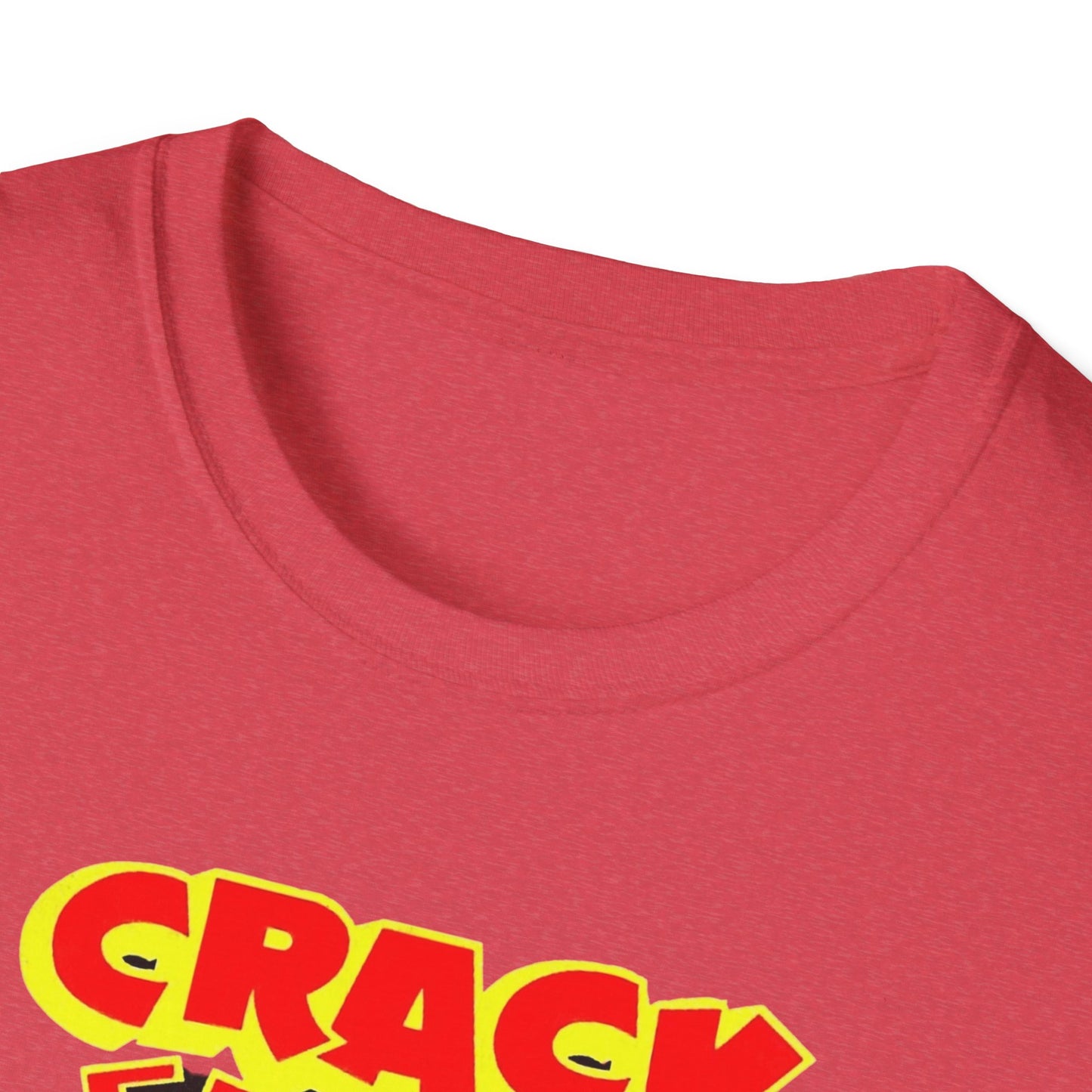 Vintage Comic T-Shirt - Retro Crack Design in Soft 100% Cotton for Comic Fans