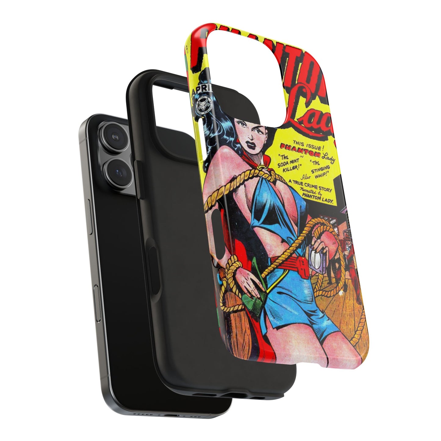 Vintage Phantom Lady Comic Book Phone Cover