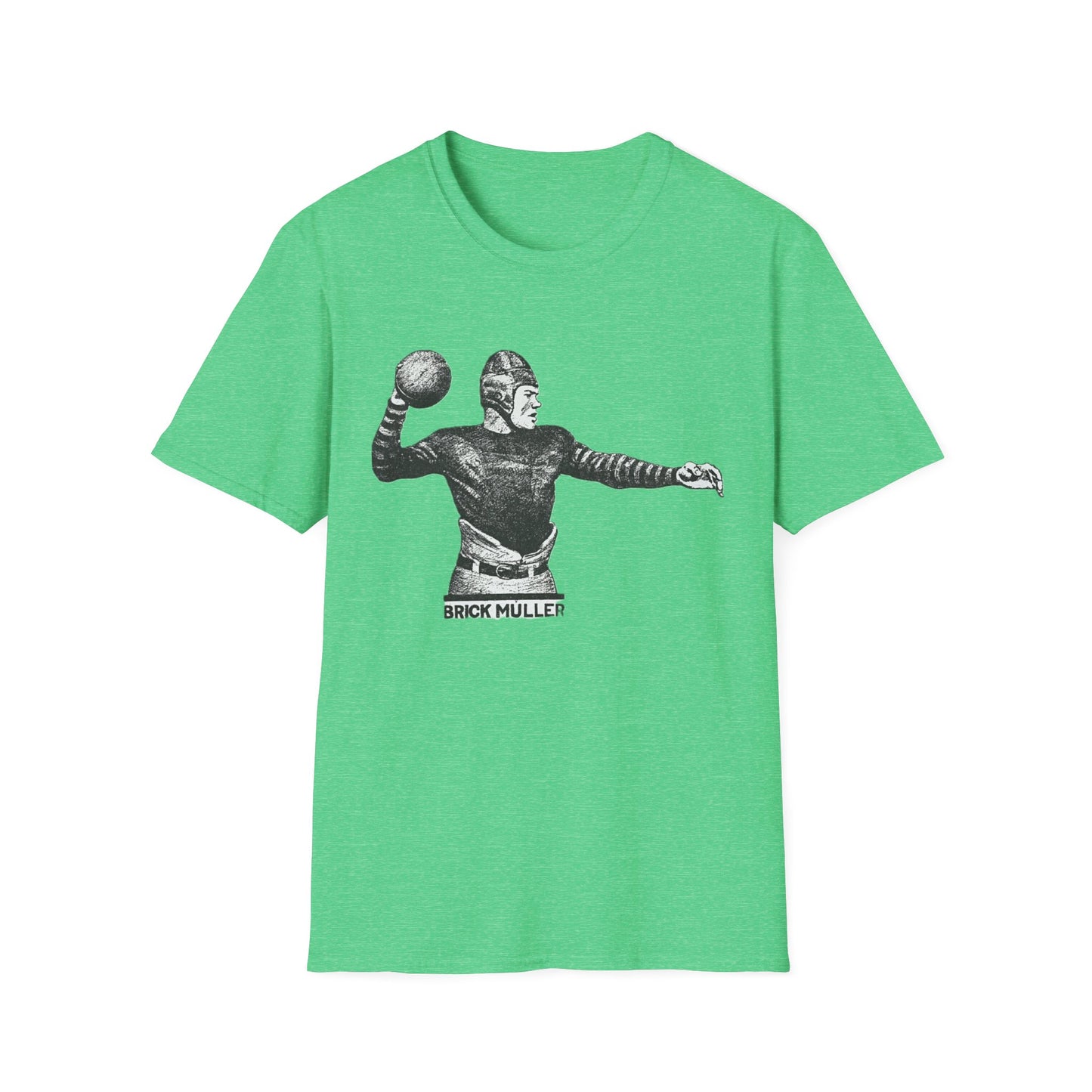 Retro Brick Muller Football Player Tee