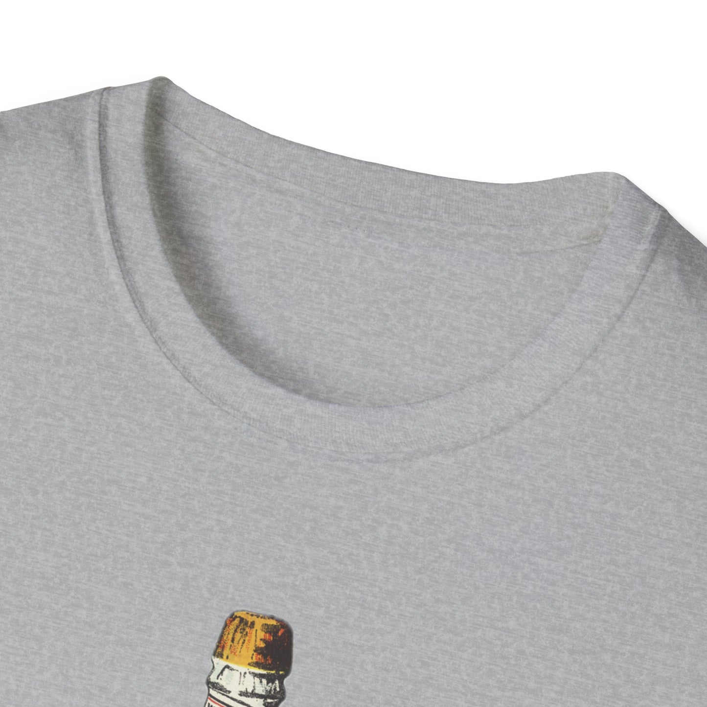 Retro Rum Bottle Graphic Tee - Old School Male 