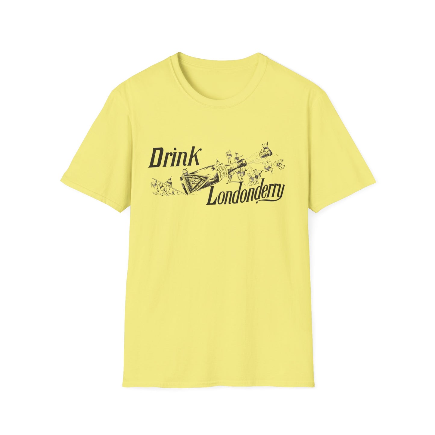 Vintage Londonberry Drink T-Shirt - Retro Unisex Tee in Soft, Ethically-Sourced Cotton