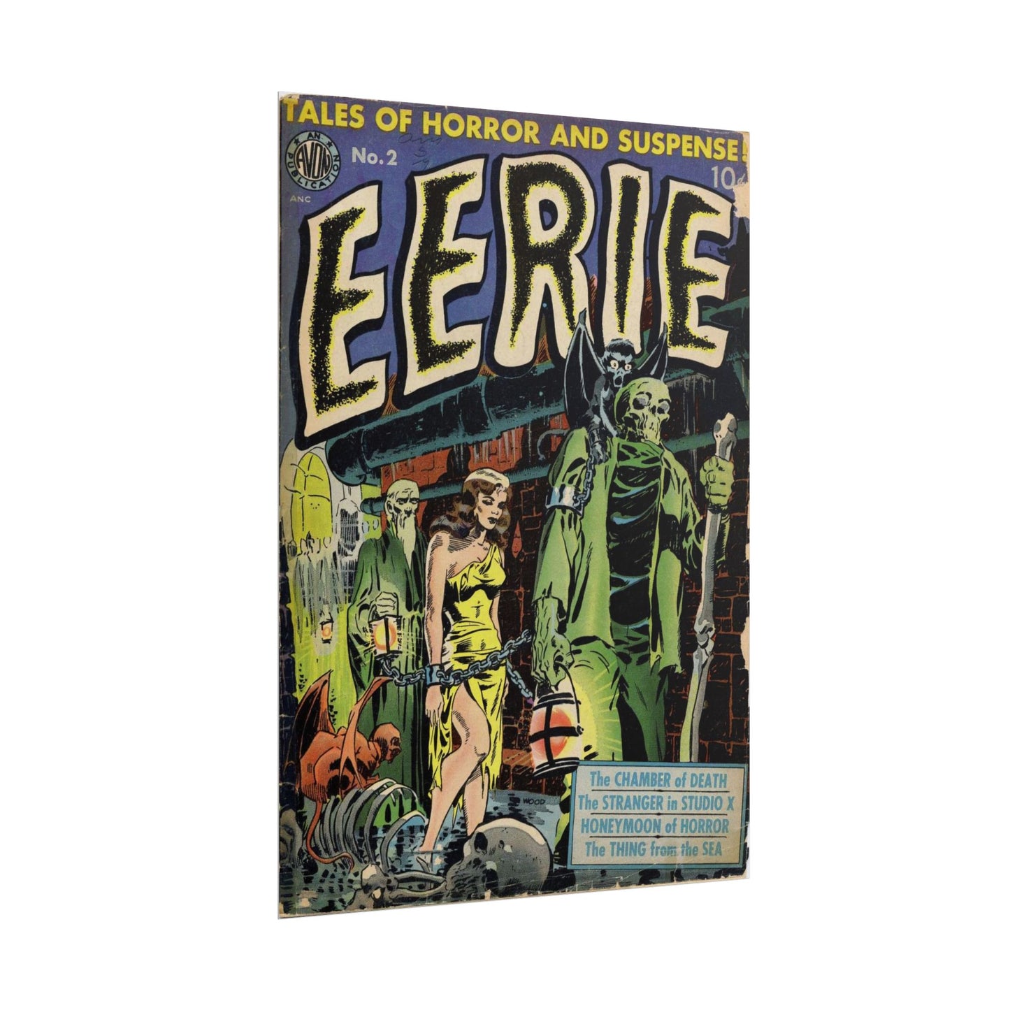 Retro Avon Publications EERIE Number 2 Comic Book Cover Poster