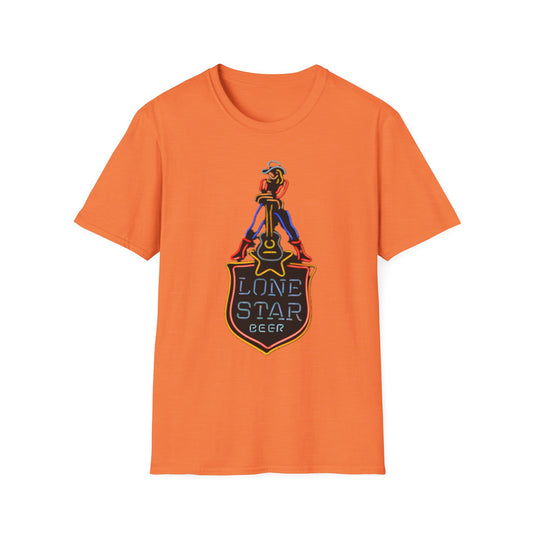 Raise A Glass With The Vintage Lone Star Beer Neon Sign T-Shirt - Perfect For Brew Lovers!