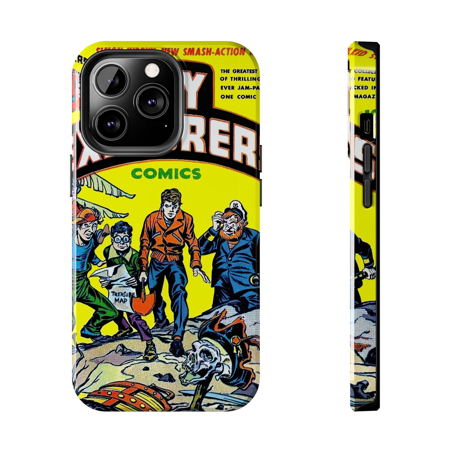 Vintage Comic Book Cover Rugged Phone Cases - Old School Male 