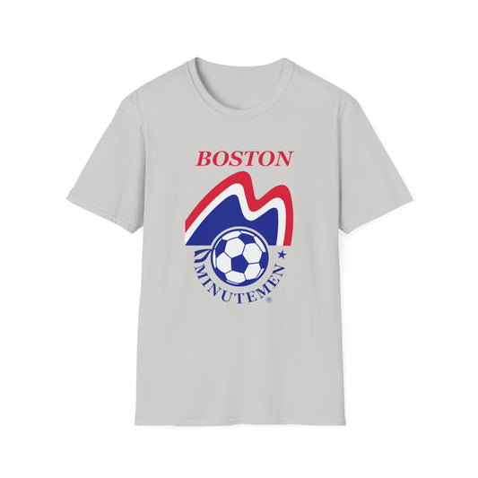 Boston Minuteman Unisex Softstyle T-Shirt - Old School Male 