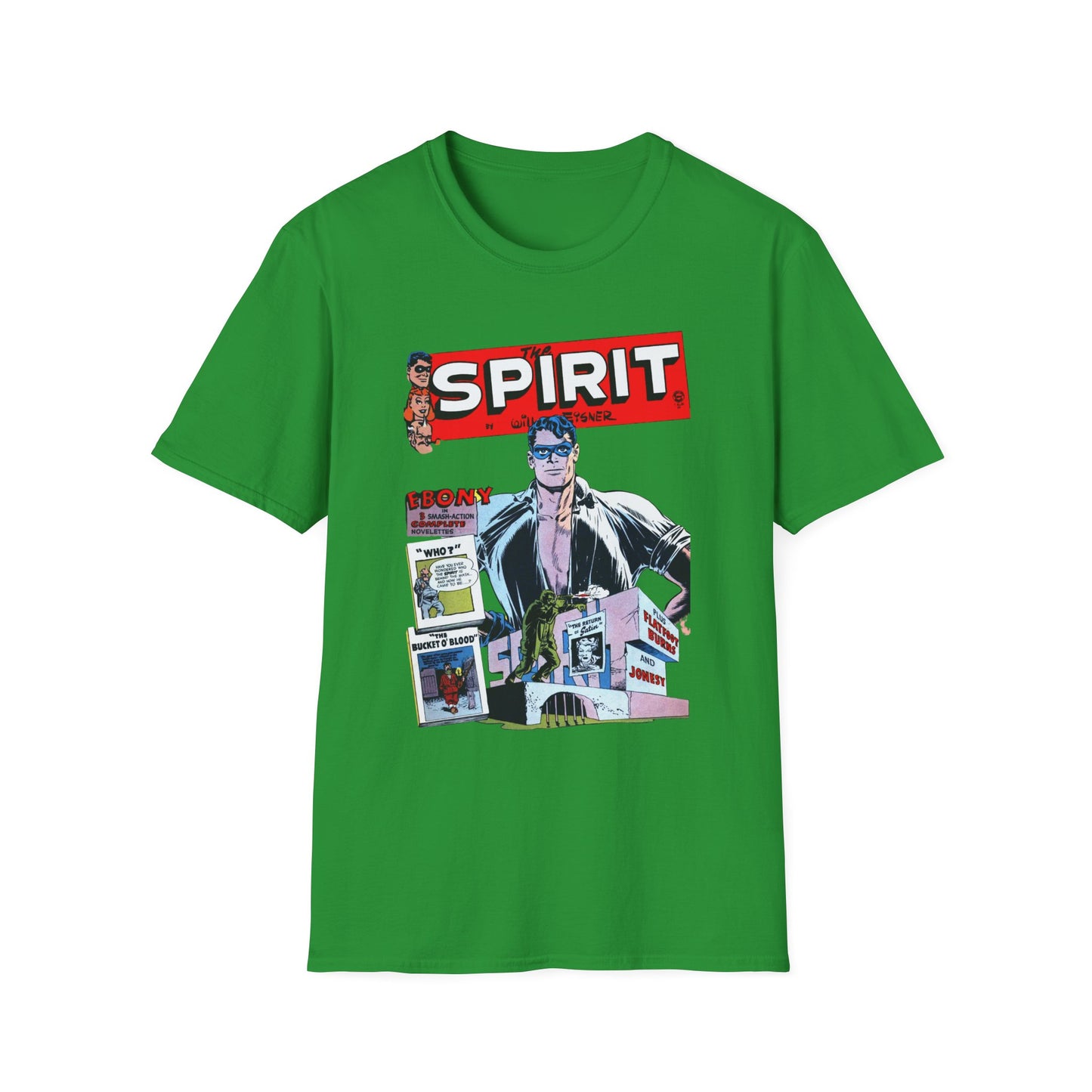 Vintage Comic Character T-Shirt - The Spirit Tee for Retro Fans and Collectors