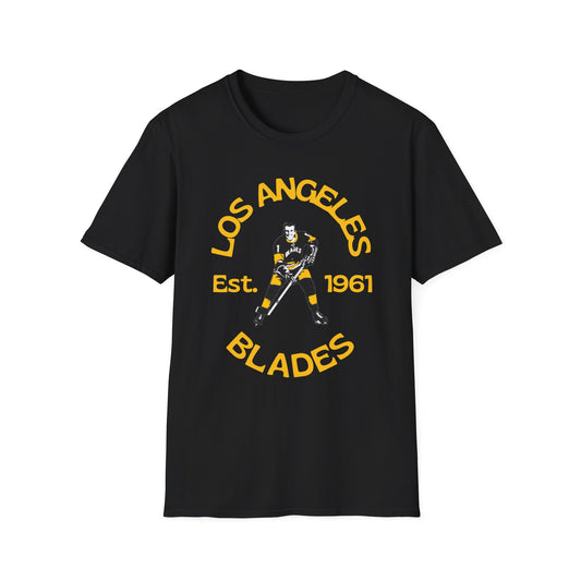 Los Angeles Blades Unisex Softstyle T-Shirt - Old School Male 