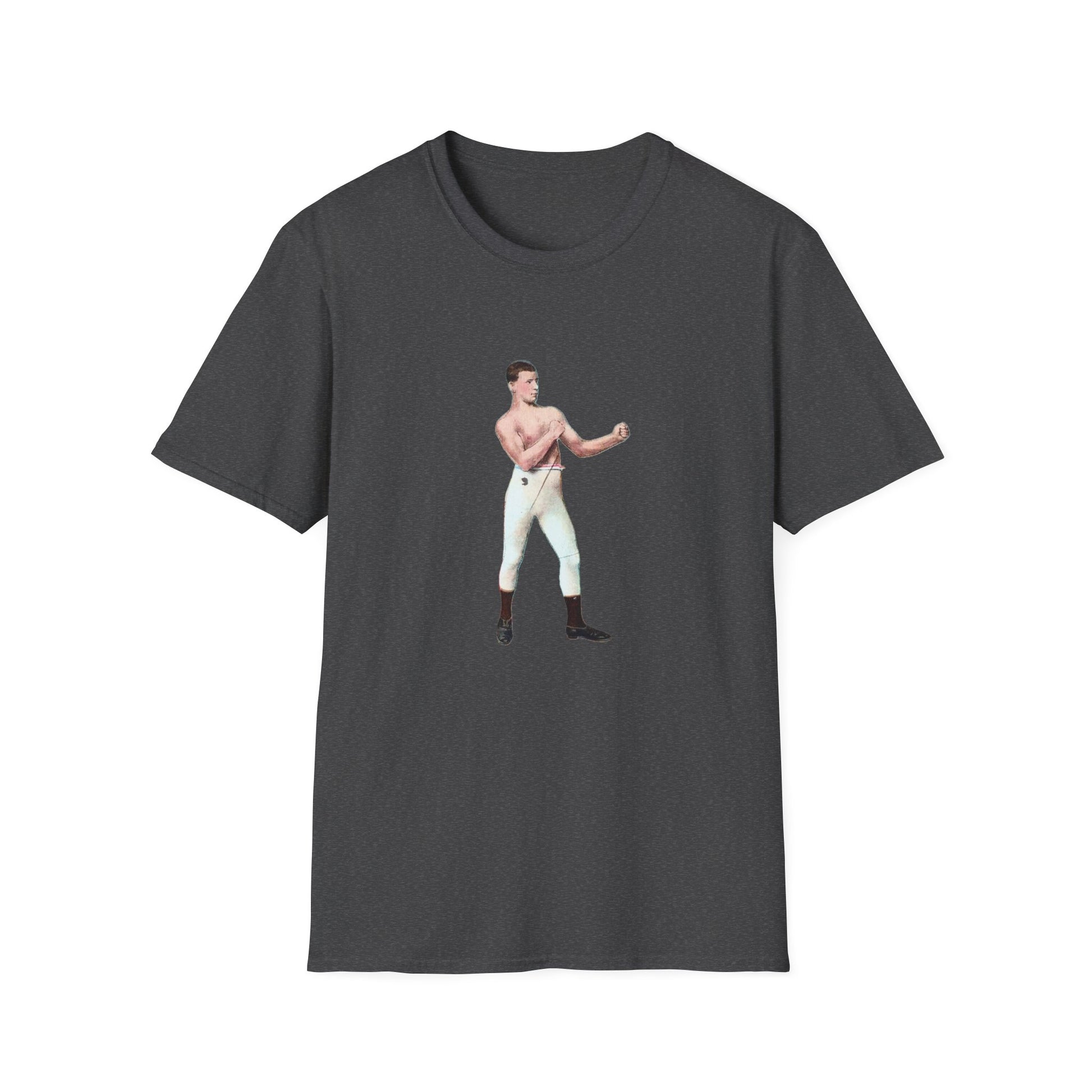 Retro Boxing Champion Unisex Softstyle Tee - Old School Male 