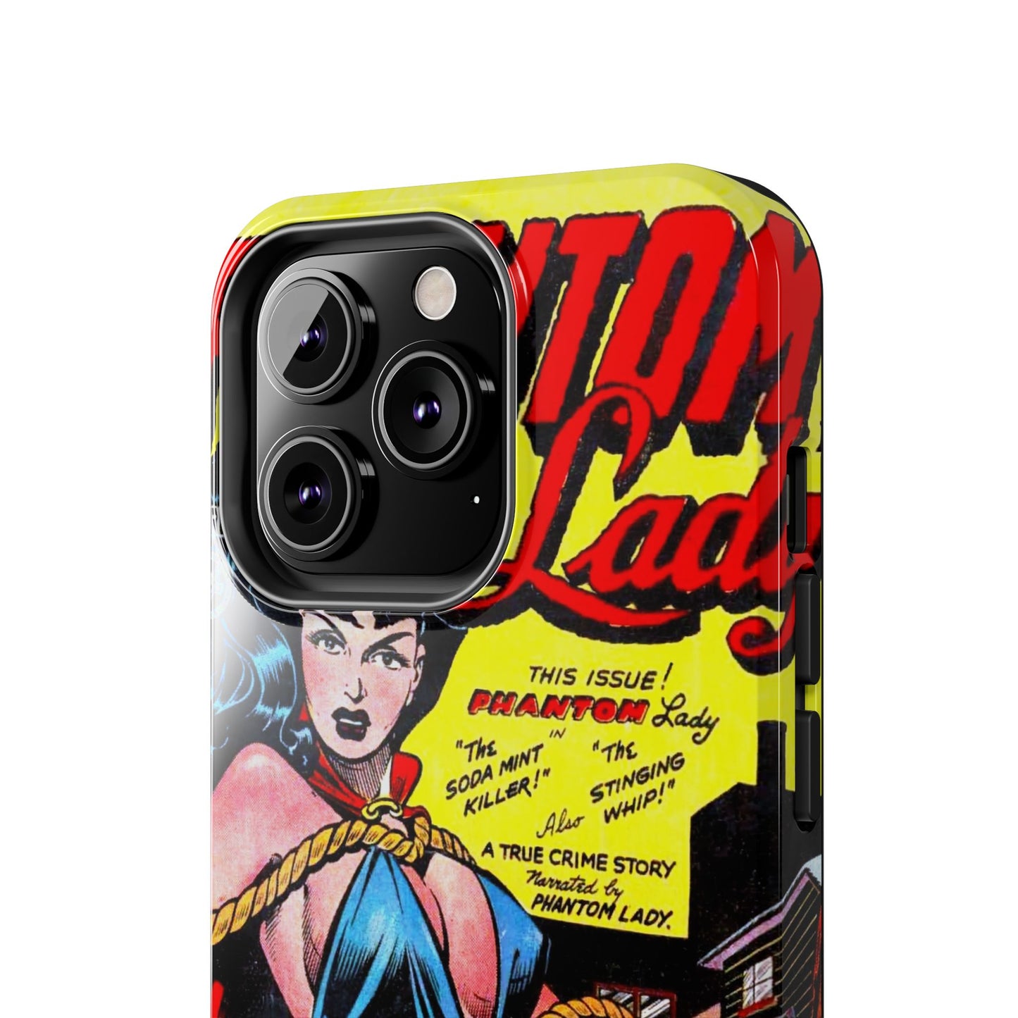 Vintage Phantom Lady Comic Book Phone Cover - Old School Male 