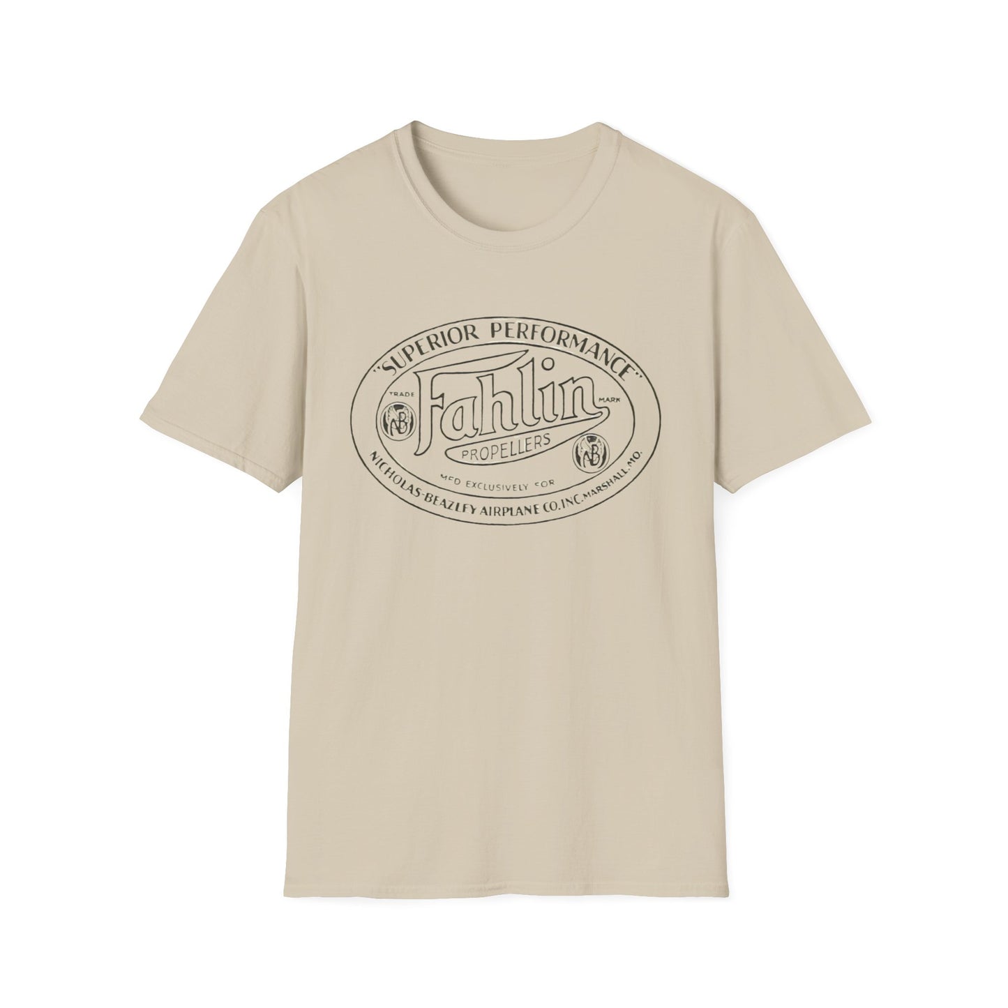 Cool Retro Fahlin Propellor T-Shirt: 100% Cotton, Vintage Vibes, Perfect For Your Weekend Adventures!