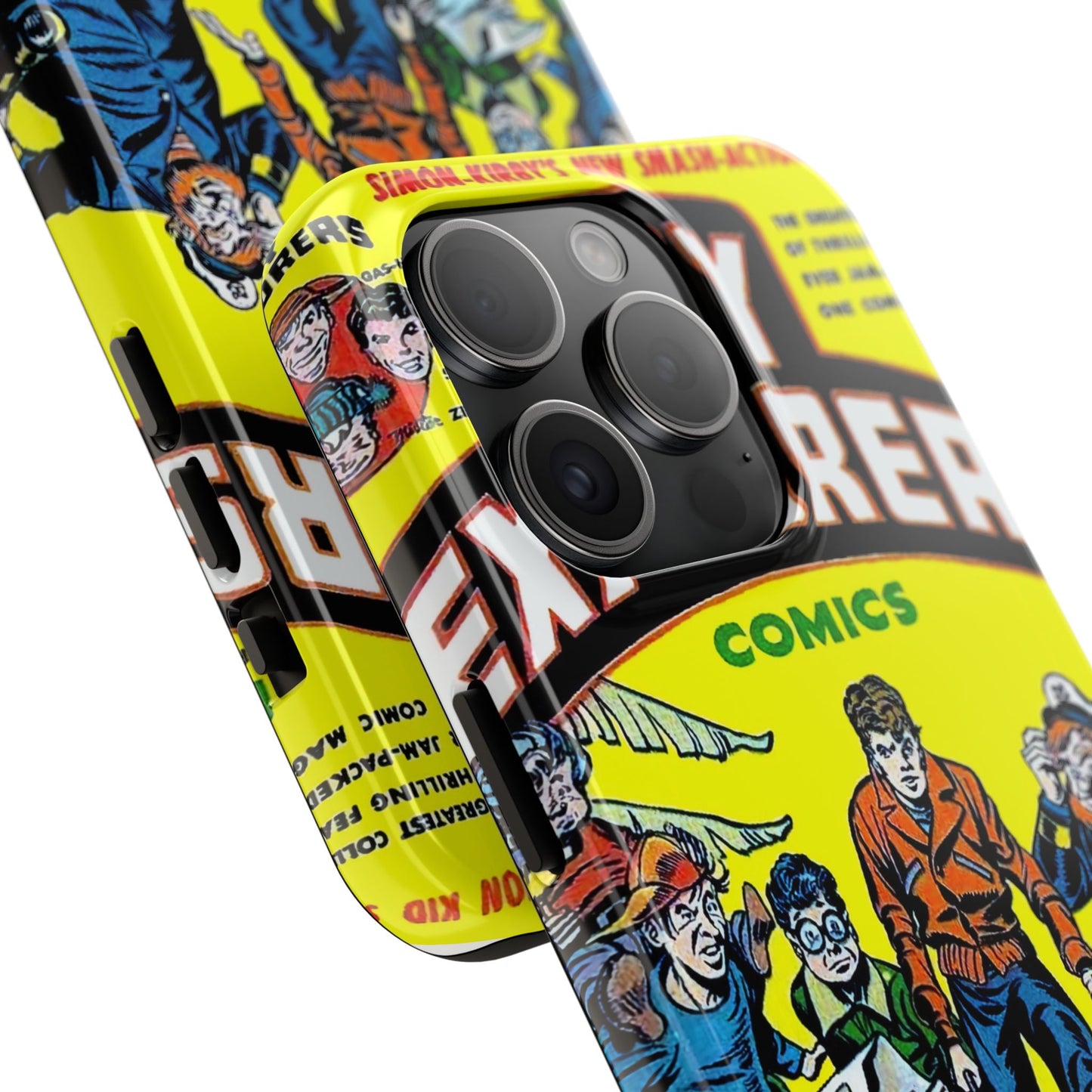 Vintage Comic Book Cover Rugged Phone Cases