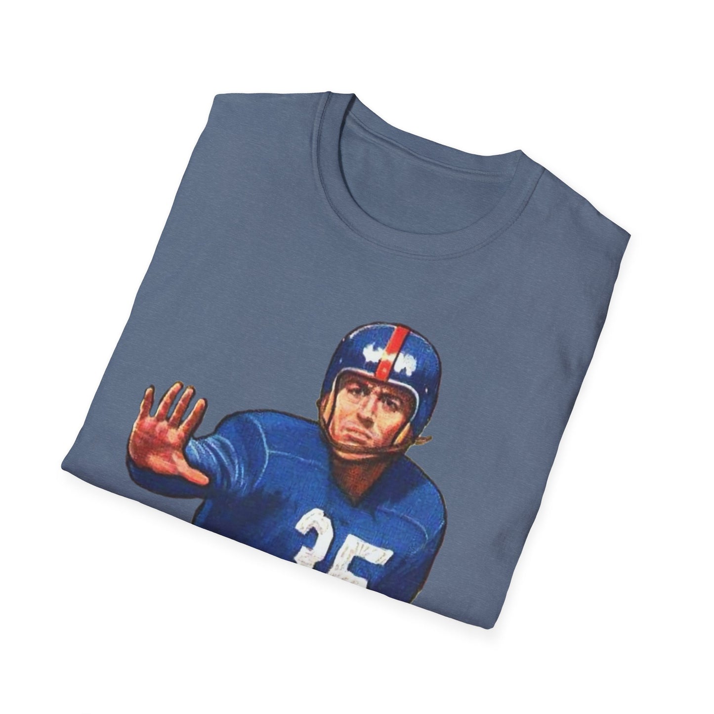 Retro Gene Roberts Football Star Unisex Softstyle Tee