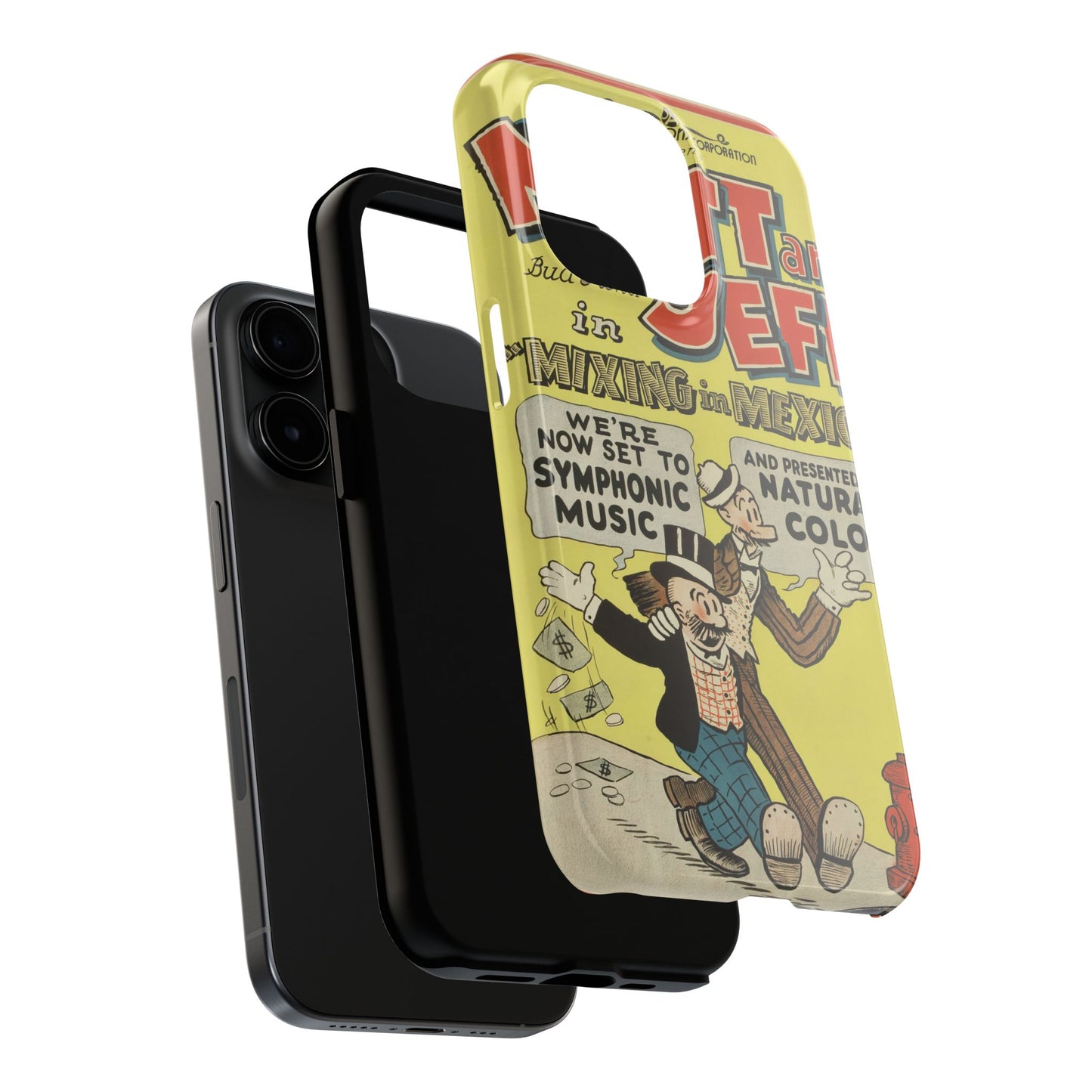 Durable Mutt and Jeff Phone Protection Cases